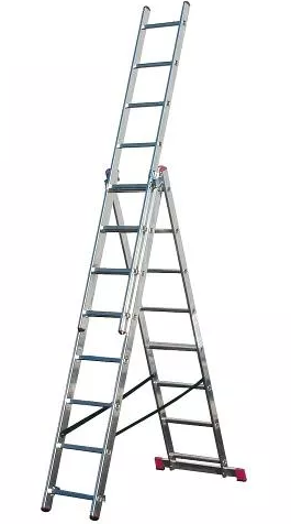 PROPER Rebrík PRO AL 3x8 priečok 5,5m