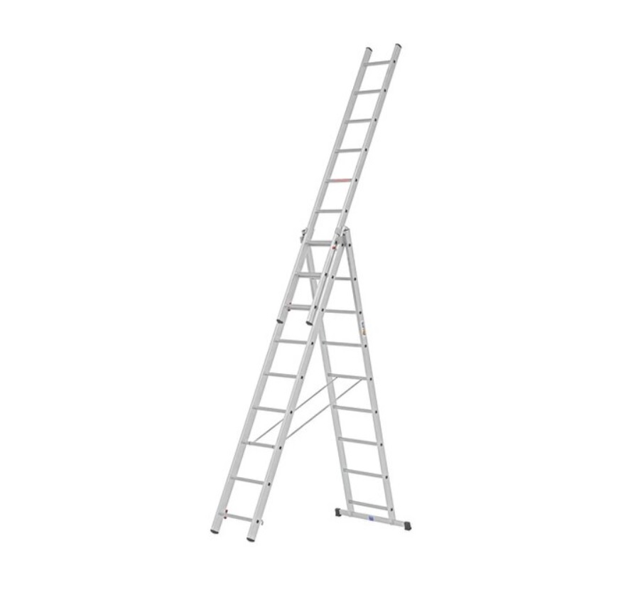 Rebrík PROPER AL 3x9 priečok 6,01m