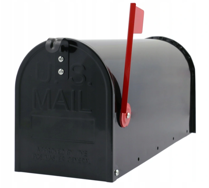 Poštová schránka americká čierna
