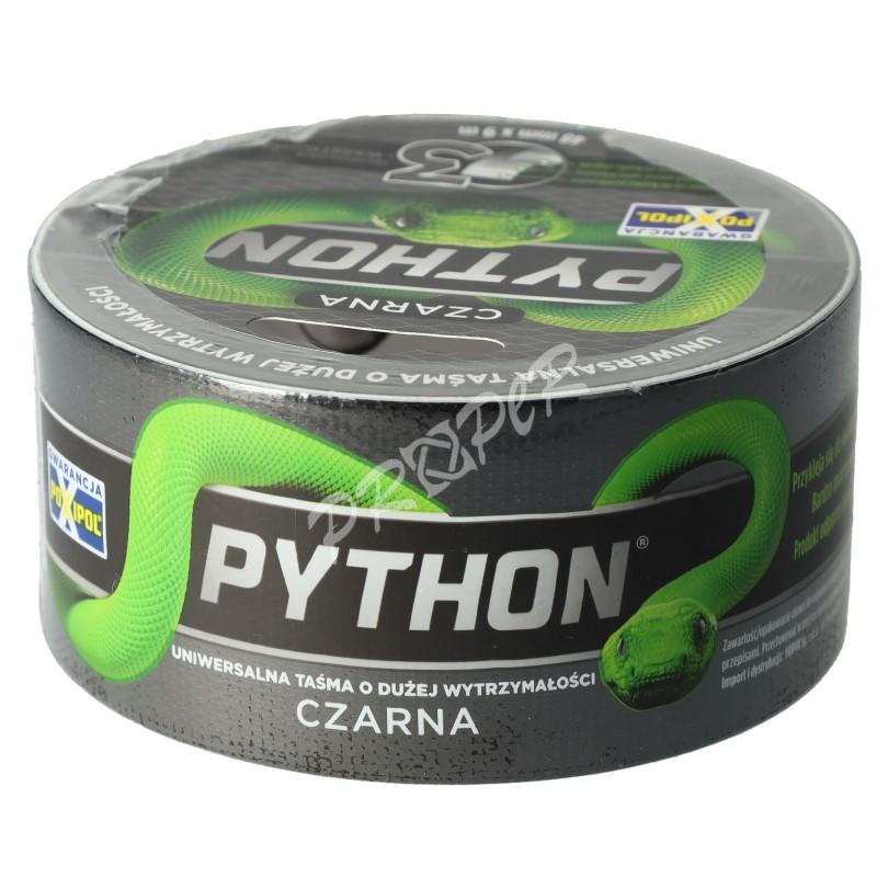 PYTHON Páska vysokopevnostná Tri-layer® 25m čierna
