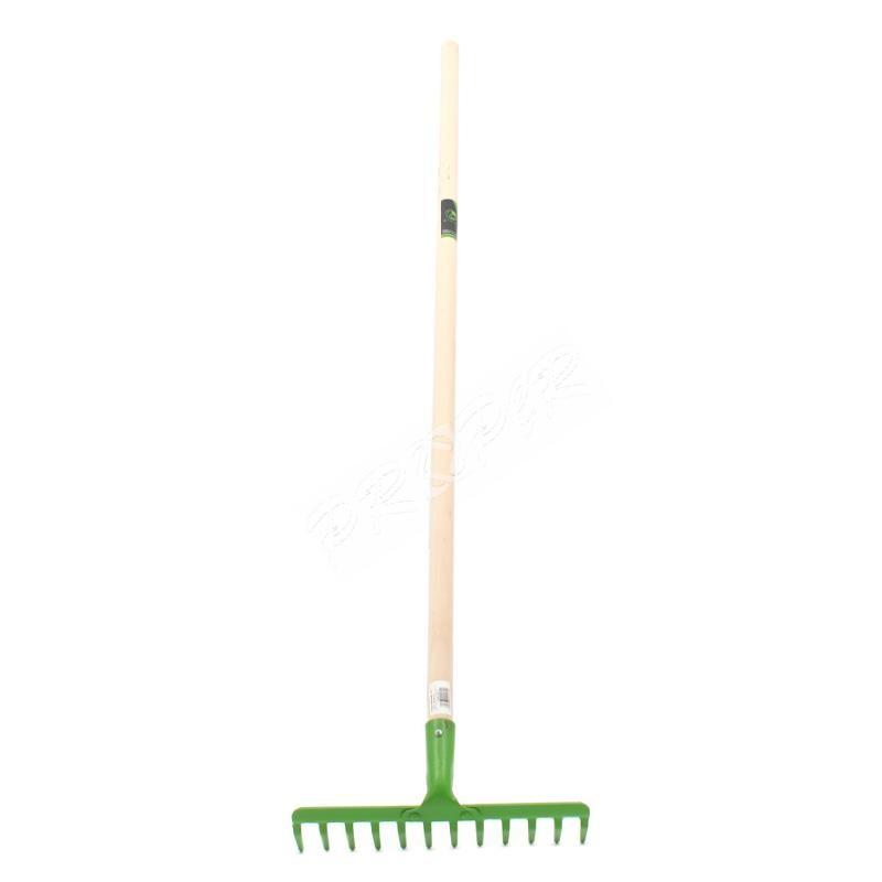 PROPER Hrable kovové 18-zubové s drevenou násadou 130cm
