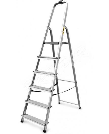 Schodíky hliníkové 6 stupňové 150kg PROFI