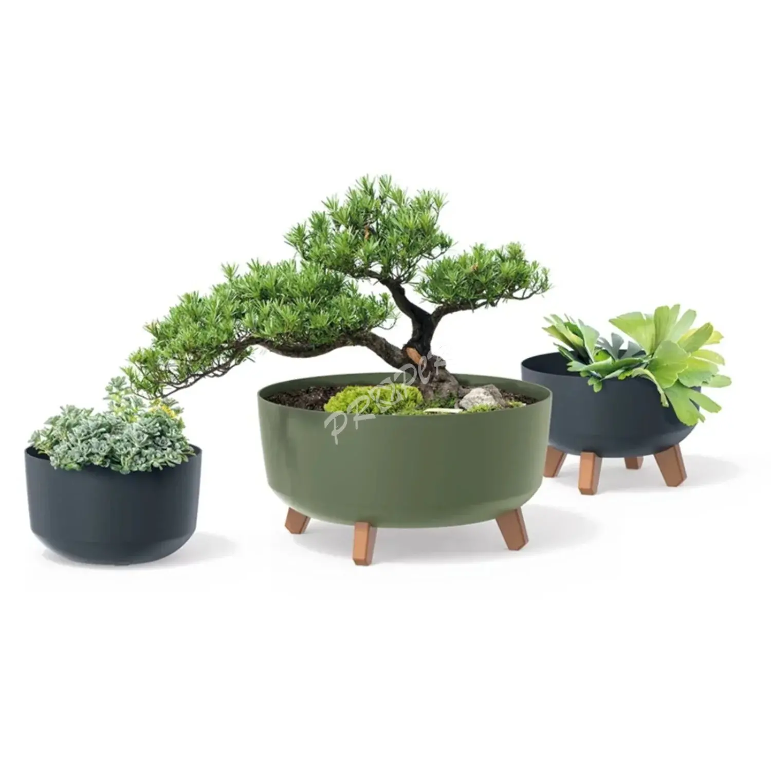 PROPER Kvetináč GRACIA 400 sivý