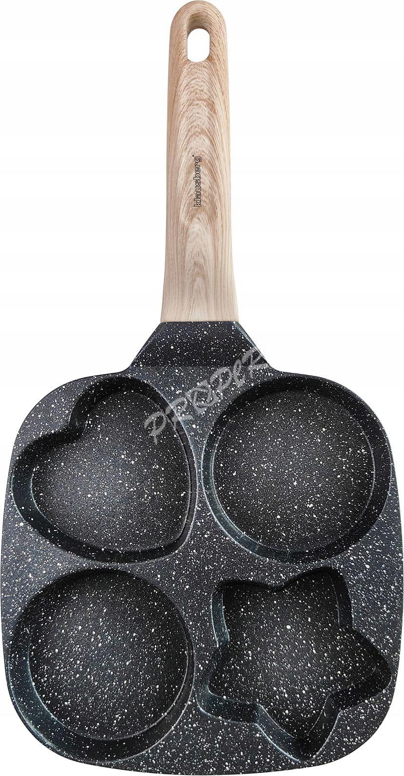 Panvica s mramorovým povrchom 4 sekcie KB-7807 čierna Klausberg 