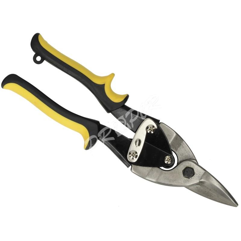 Nožnice na plech 250 mm rovné-ľavé XL žlté