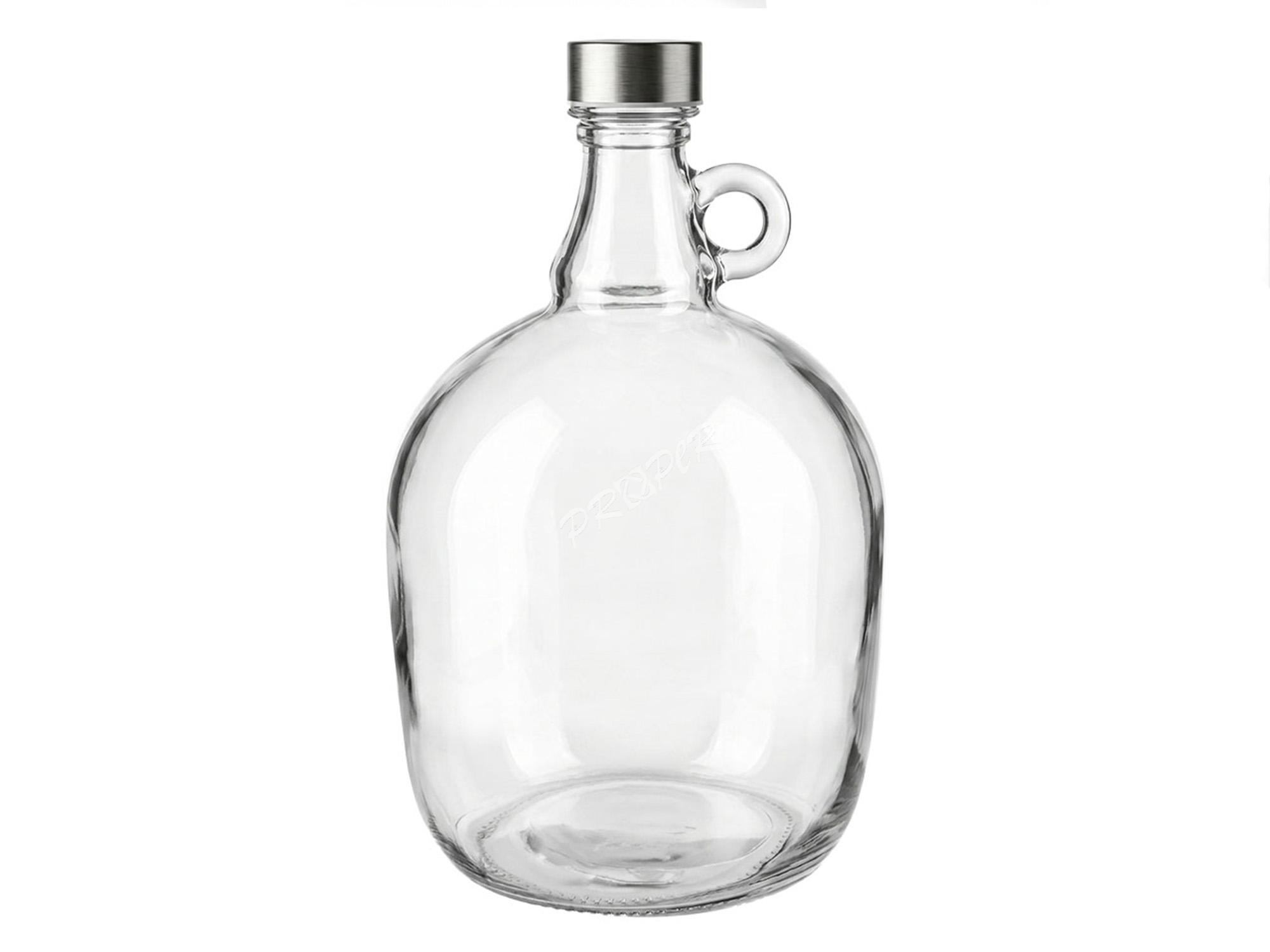 Fľaša demižón 3l sklo zátka 