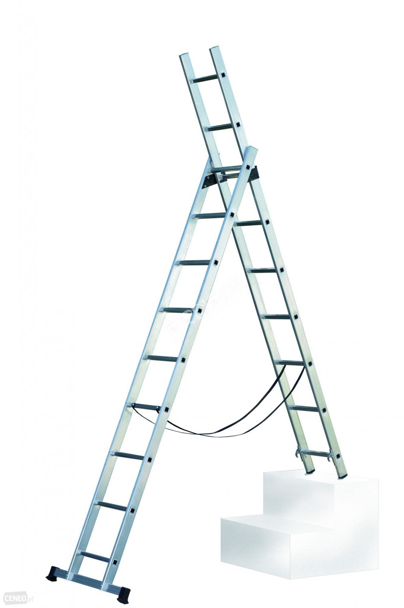 PROPER Rebrík hliníkový 2x9 priečkový