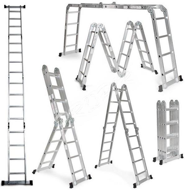 PROPER Kĺbový rebrík AL multifunkčný 4x4