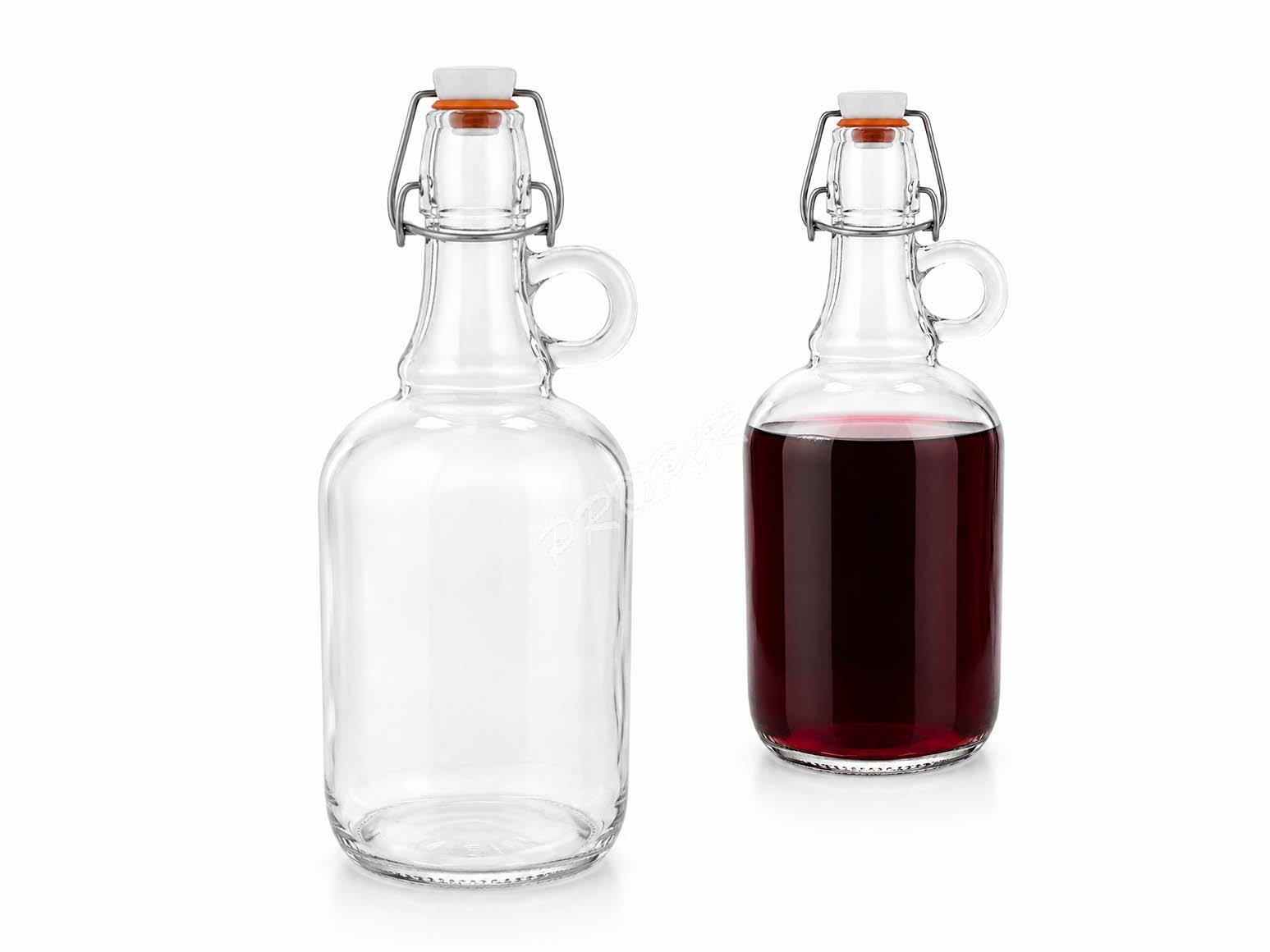 Fľaša demižón sklo 500ml patent