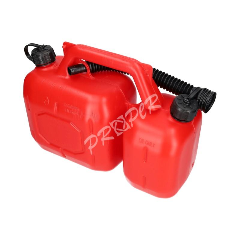 Kanister dvojkomorový plastový 5l + 2l PRO-technik