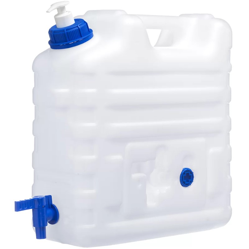 Kanister plastový na vodu 15L XLCAN s dávkovačom na mydlo