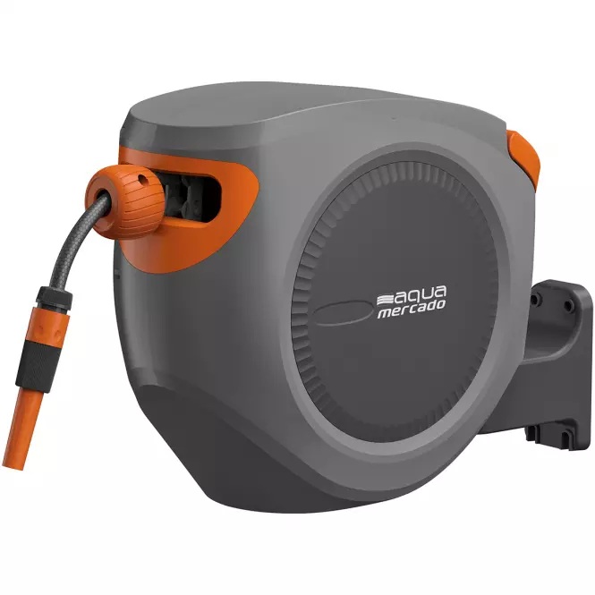 AQUA Samonavíjací bubon s hadicou na vodu 1/2" 30m