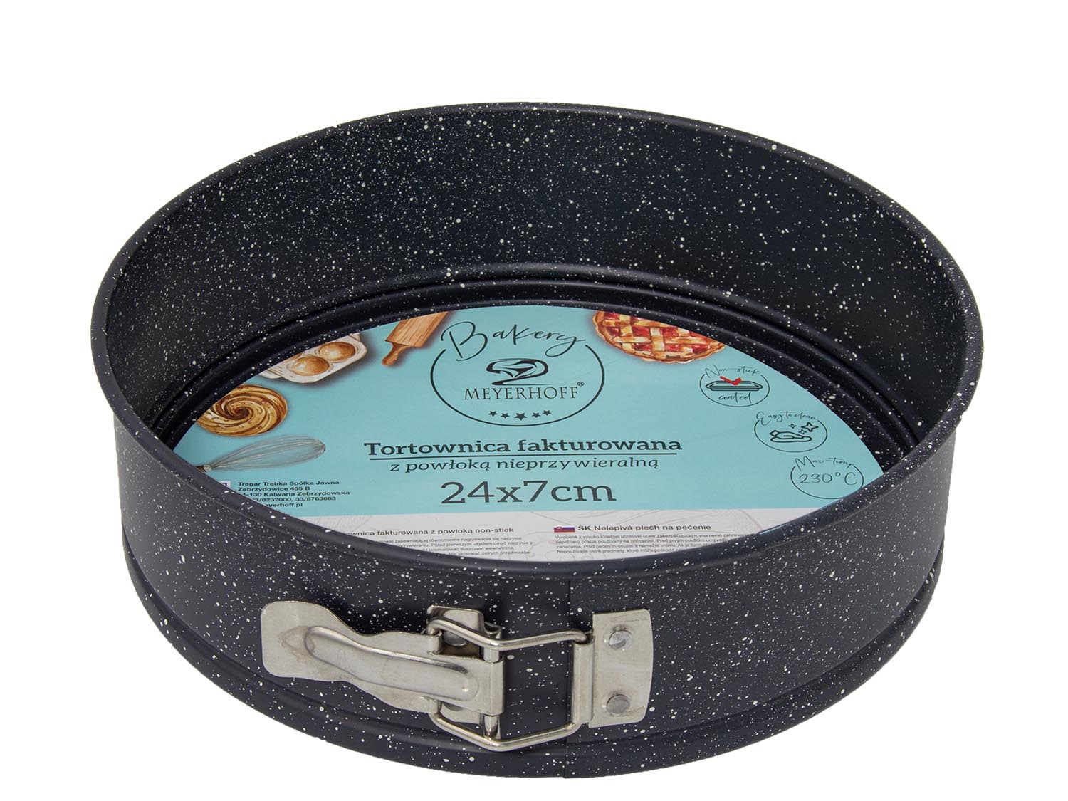 Forma tortová 24x7cm nepriľnavá mramor