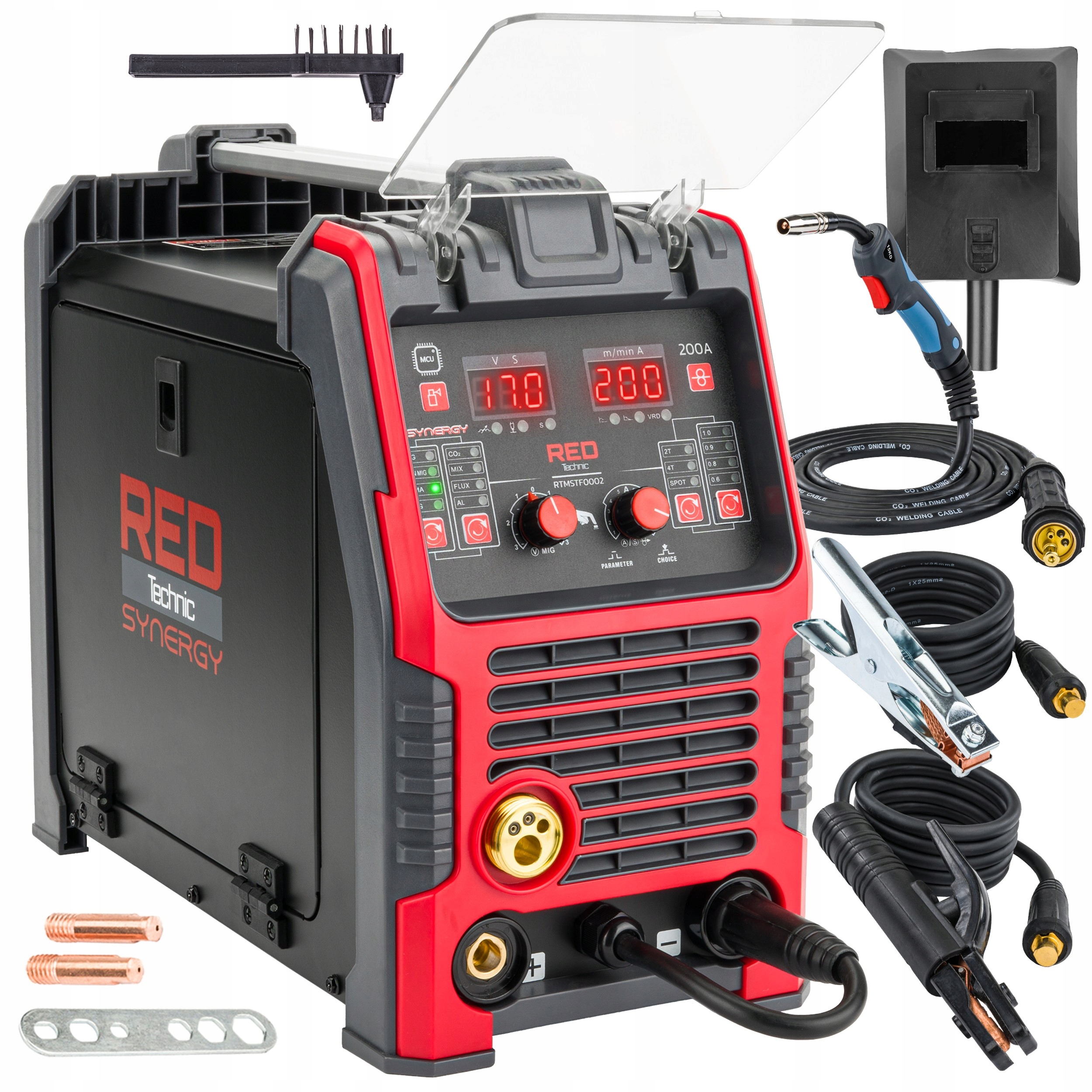 Invertorová zváračka MIGOMAT 200A SYNERGY RTMSTF0002 RED TECHNIC