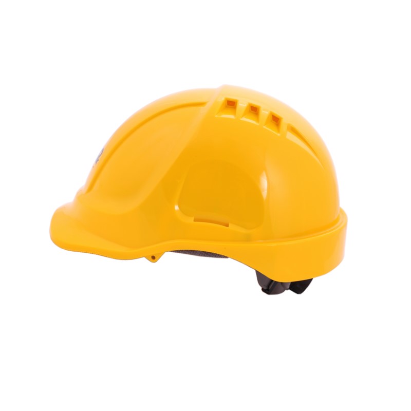 Prilba ochranná bezpečnostná žltá ABS