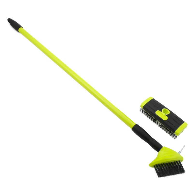 Kefa na čistenie dlažobných kociek + metla 2v1 teleskop 