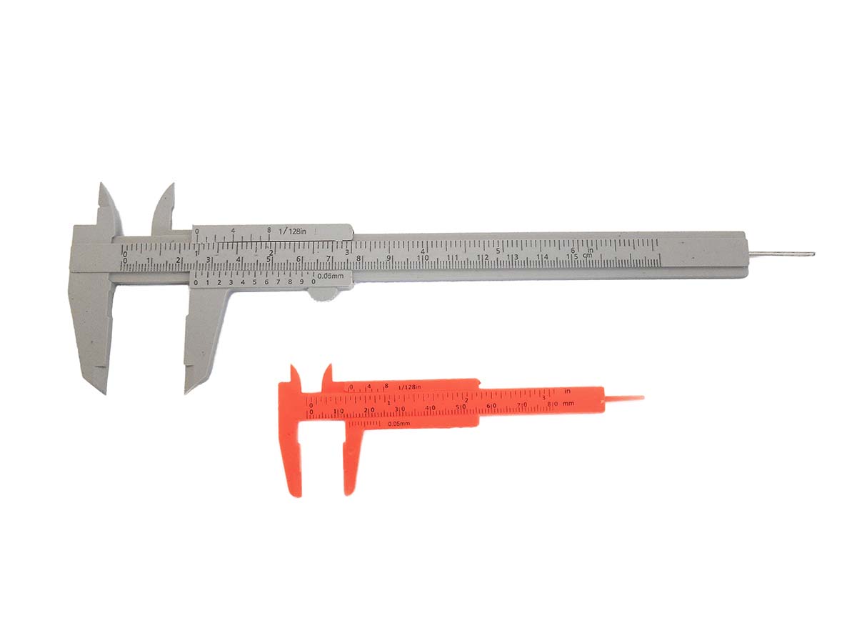 Posuvné meradlo plastové 2ks (80mm a150mm)