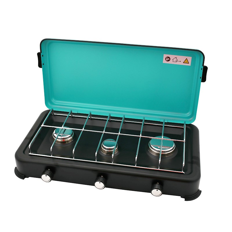 Varič plynový 3-platnička oceľ/smalt