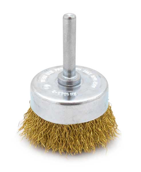 Kartáč hrnčekový 50, vlnitý drôt B 0,3, stopka