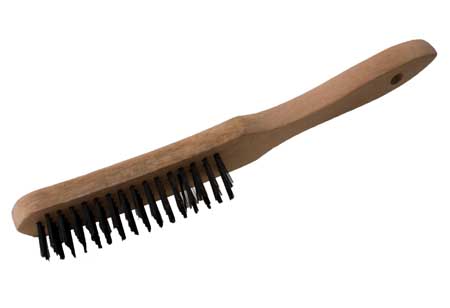 Ručná kefa 4-radová drevená rukoväť