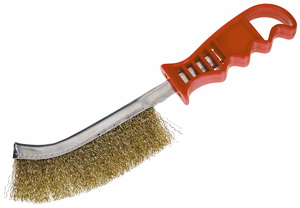 Kartáč ručný, vlnitý drôt BS 0,30, plastová rukoväť