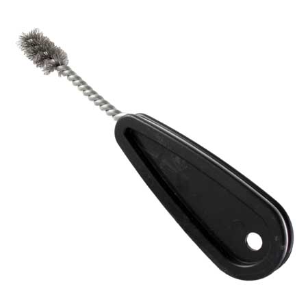 Kartáč ručný, priemer 16, oceľový drôt, plastová rukoväť