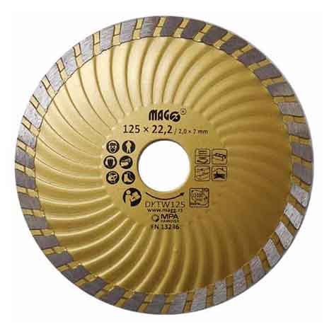 Diamantový kotúč TURBO-W 125x22,2mm