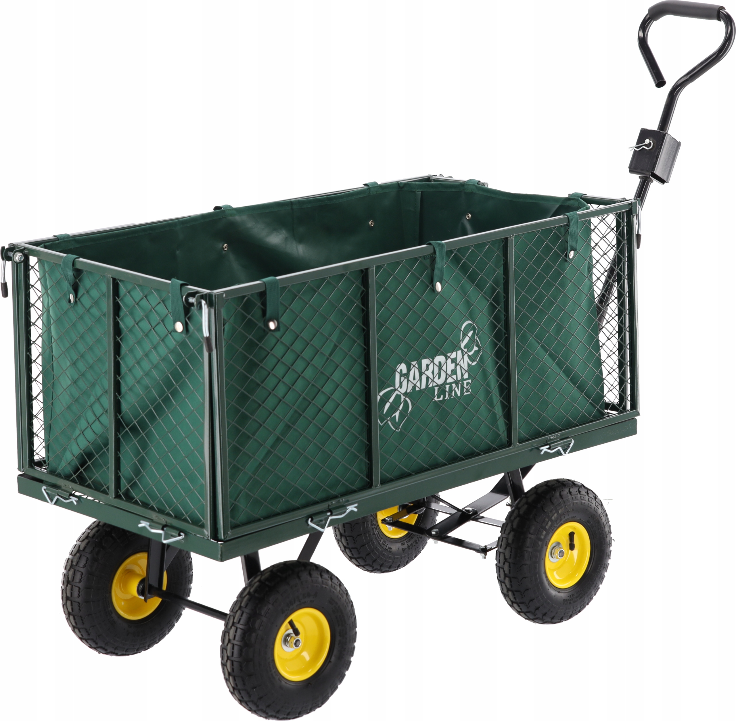 Záhradný prepravný vozík zelený 300 kg Gardenline