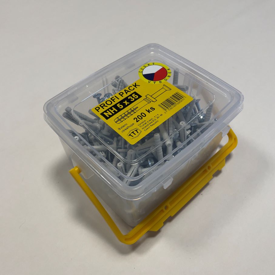 Hmoždinka natĺkacia NH 6x45 150ks PROFI PACK