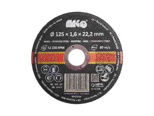 Rezný kotúč na nerez 125x1,6x22,2mm