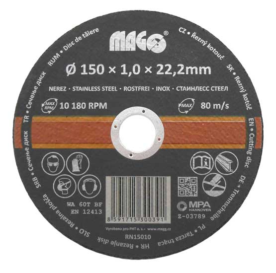 Rezný kotúč na nerez 150x1,0x22,2mm