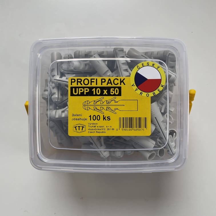 Hmoždinka univerzálna UPP 10x50 100ks PROFI PACK