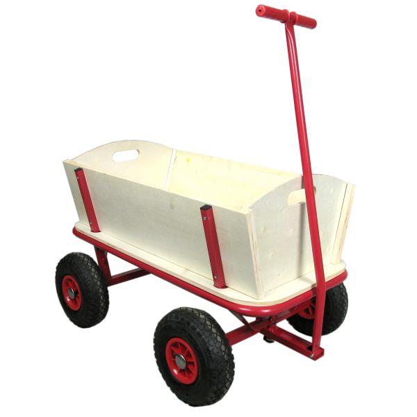 PROTECHNIK Prepravný vozík záhradný 4 kolesový drevený