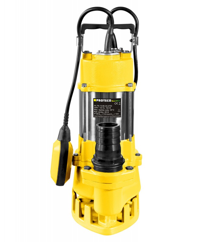 Čerpadlo kalové 1100 W, 150 l/min, max. hĺbka 5 m 