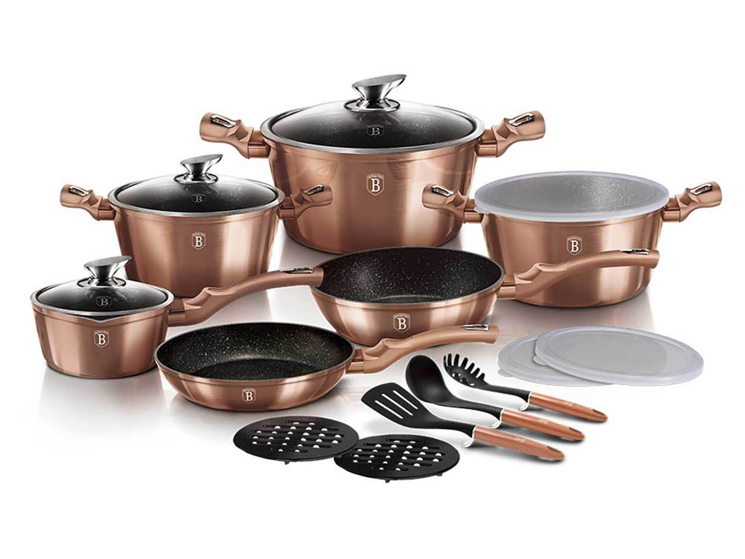 Berlingerhaus Rosegold Metallic Line BH-7034 15+3 ks