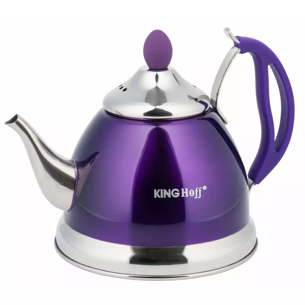 KINGhoff Čajník nerez 1l KH-3762 fialový (VARNá KANVICA 1.0L KINGHOFF KH-3762 FIALOVá)