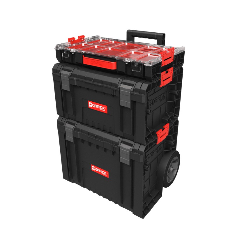 Qbrick System Vozík na náradie PRO Organizer 100 + RRO Toolbox + PRO Cart