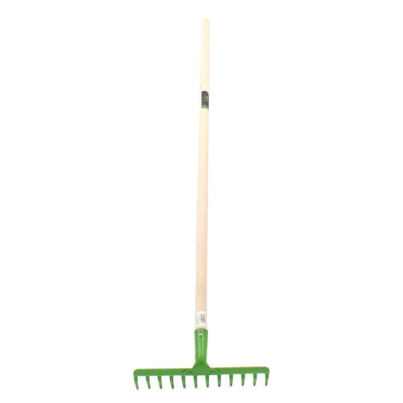 PROPER Hrable kovové 12-zubové s drevenou násadou 130 cm