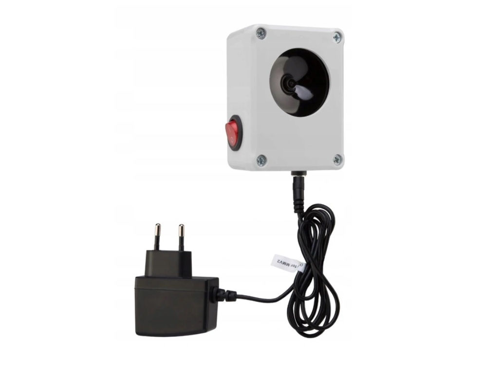LAPKA Vodotesný, ultrazvukový plašič na kuny, myši a potkany DRAGON ULTRASONIC C100 - napájanie cez 6V adaptér v balení