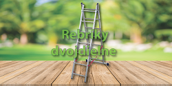 Dvojdielny hliníkový rebrík - štafle