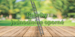 Jednodielny oporný hliníkový rebrík