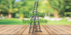 Trojdielny univerzálny rebrík